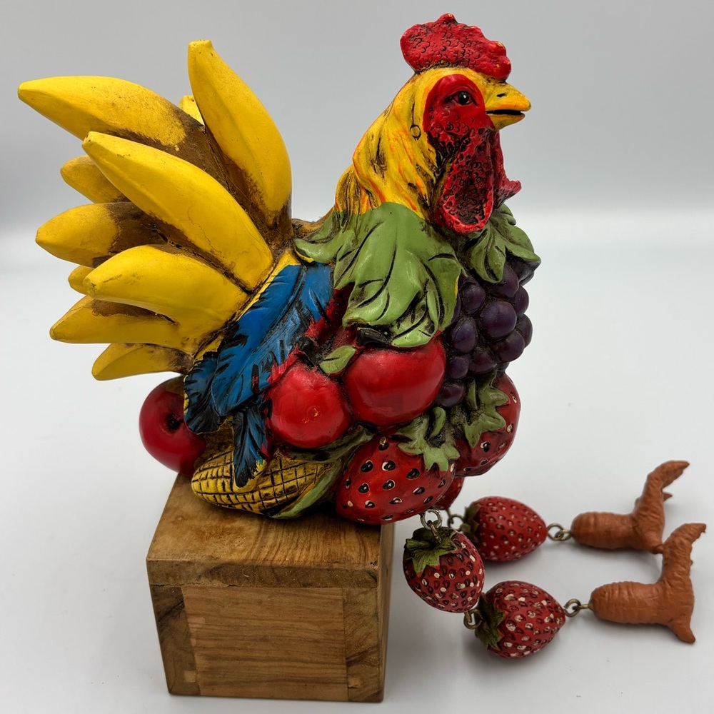 Anthropomorphic
ROOSTER/HEN Vegetables Strawberries Shelf Sitting Jointe…